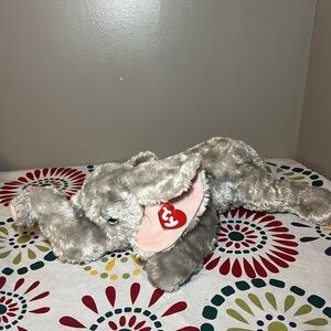 NWT VTG TY Classic Teensy The Elephant Gray Plush